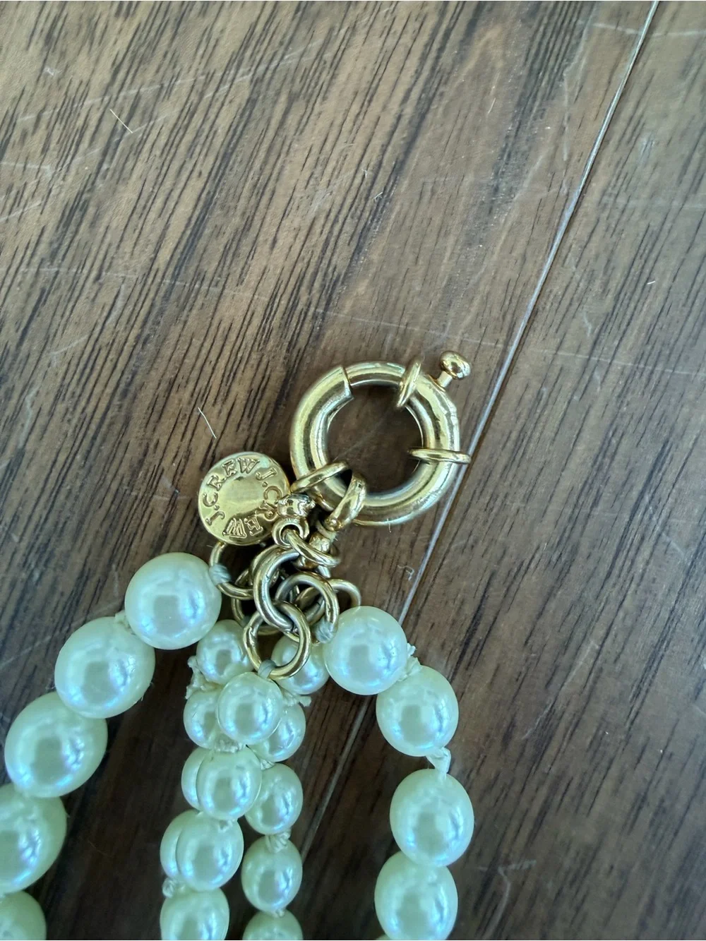 J. Crew Multi-Strand Pearl Necklace